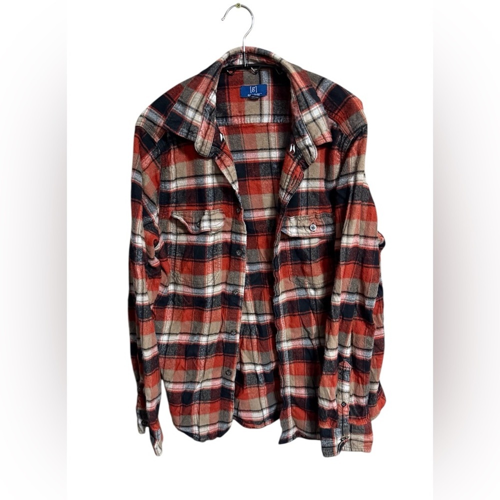 George Red and Black Plaid Shirt - Picture 2 of 4